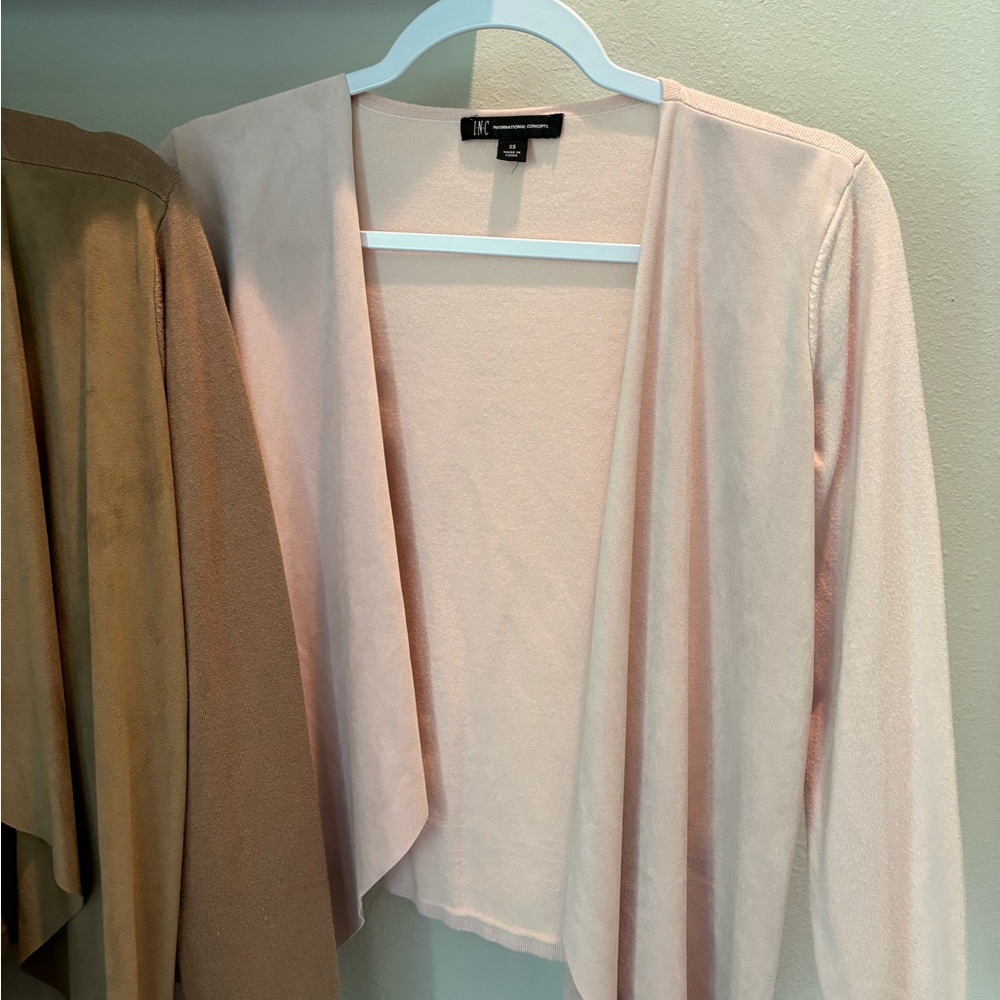 Suede Waterfall Cardigan - image 2